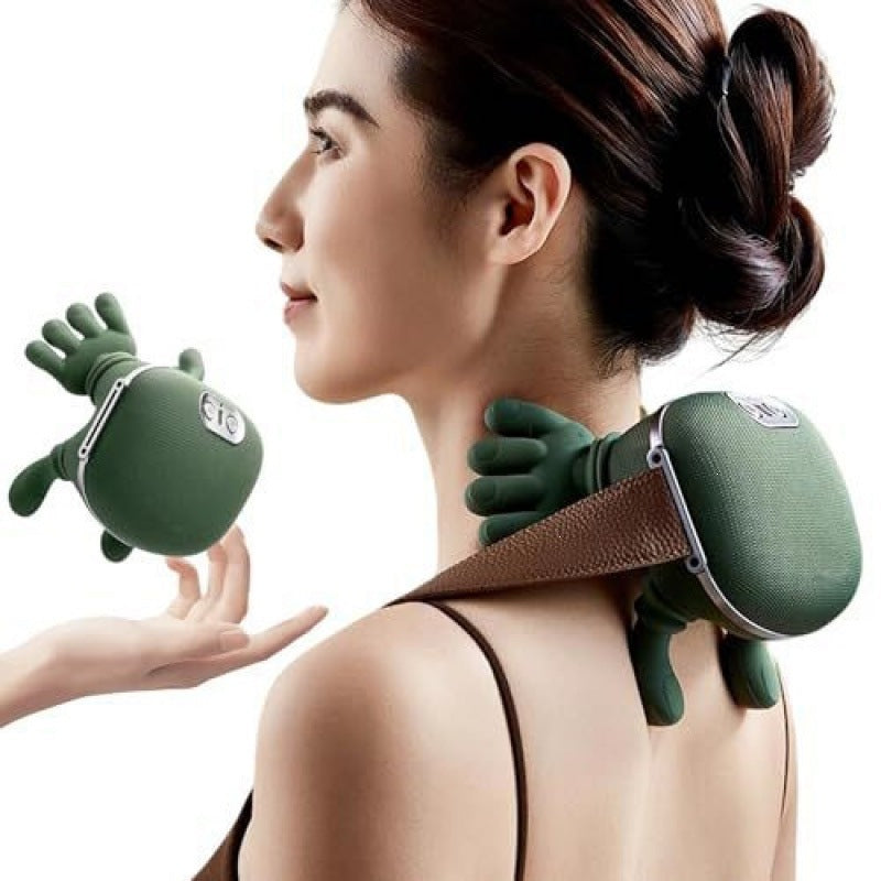 Wireless Shoulder Neck Massager with Heat Therapy