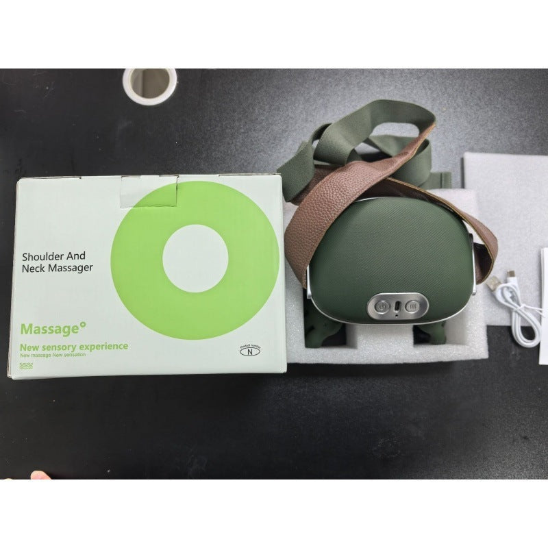 Wireless Shoulder Neck Massager with Heat Therapy